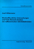 Josef Mittermeier: Werkstoffkundliche Untersuchungen und Finite Elemente Analyse von vollkeramischen Zahnklebebrücken