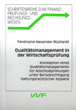 Ferdinand Alexander Rüchardt: Qualitätsmanagement in der Wirtschaftsprüfung