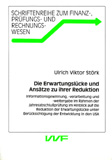 Ulrich Viktor Störk: Die Erwartungslücke und Ansätze zu ihrer Reduktion