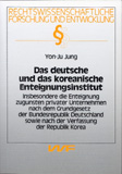 Yon-Ju Jung: Das deutsche und das koreanische Enteignungsinstitut