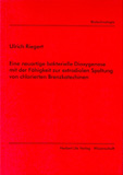 Ulrich Riegert: Eine neuartige bakterielle Dioxygenase mit der Fähigkeit zur extradiolen Spaltung von chlorierten Brenzkatechinen