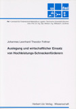 Johannes Leonhard Theodor Fottner: Auslegung und wirtschaftlicher Einsatz von Hochleistungs-Schneckenförderern
