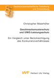 Christopher Maierhöfer: Geschmacksmusterschutz und UWG-Leistungsschutz