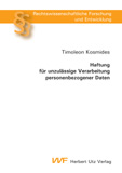 Timoleon Kosmides: Haftung für unzulässige Verarbeitung personenbezogener Daten