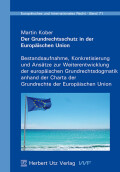 Martin Kober: Der Grundrechtsschutz in der Europäischen Union