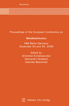 Antonios Kyriakopoulos, Alexandra Graebert, Gabriele Beschnidt (Hrsg.): Metallobiolomics
