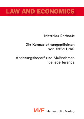 Matthias Ehrhardt: Die Kennzeichnungspflichten von §95d UrhG