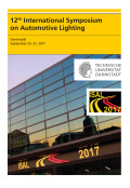 Tran Quoc Khanh (Hrsg.): 12th International Symposium on Automotive Lighting – ISAL 2017 – Proceedings of the Conference