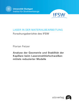 Florian Fetzer: Analyse der Geometrie und Stabilität der Kapillare beim Laserstrahltiefschweißen mittels reduzierter Modelle