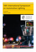 Tran Quoc Khanh (Hrsg.): 14th International Symposium on Automotive Lighting – ISAL 2021 – Proceedings of the Conference