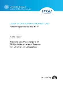Anne Feuer: Nutzung von Pulsenergien im Millijoule-Bereich beim Trennen mit ultrakurzen Laserpulsen