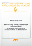 Martin Gstaltmeyr: Bewehrung von EG-Richtlinien
