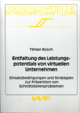 Tillmann Rüsch: Entfaltung des Leistungspotentials von virtuellen Unternehmen: Einsatzbedingungen und Strategien zur Prävention von Schnittstellenproblemen