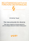 Christine Tauer: The new grounds for divorce